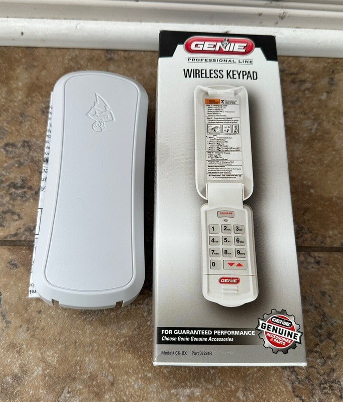 Genie Intellicode Wireless Keyless Keypad Garage Door Opener New 7460