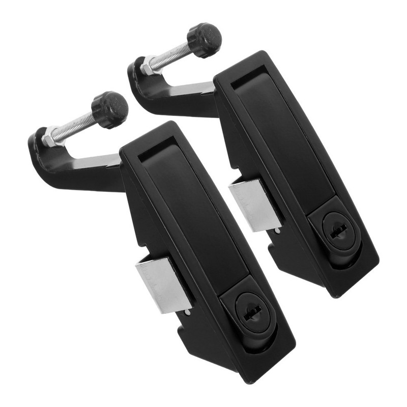 2 Sets Electrical Enclosure Lock with Key Cabinet Door Control Latch Panel