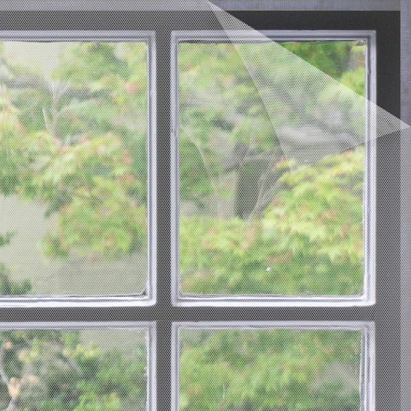 DIY Self-Adhesive Window Screen Netting Mesh Curtain 100X150cm Approach 39.37x