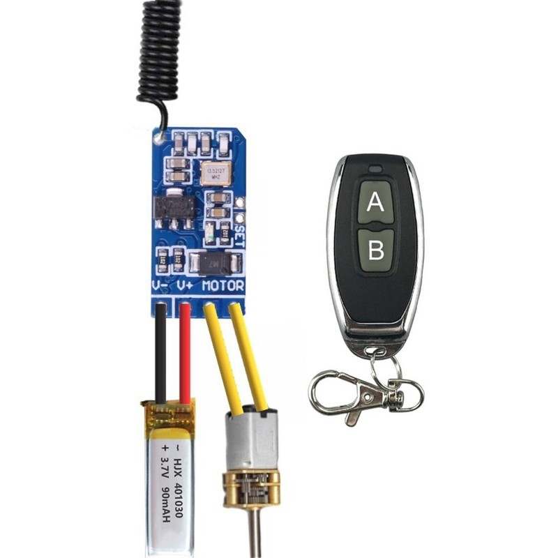 DC3.7-12V 433mhz RF Wireless Receiver Remote Control Transmitter DIY Module A gallery