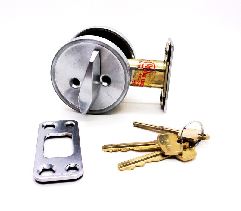 Shield Security 913414 Commercial Single Cylinder Deadbolt, Grade 2 gallery