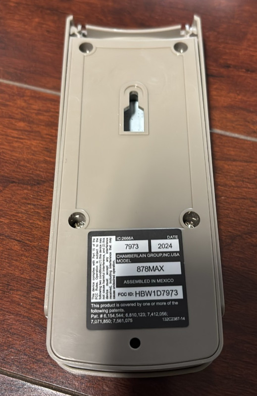 LiftMaster Wireless Keypad 878MAX/877MAX Garage Door Opener gallery