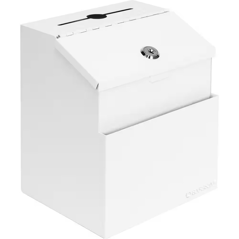 Suggestion and Ballot Drop Box with Paper Holder and Key Lock gallery