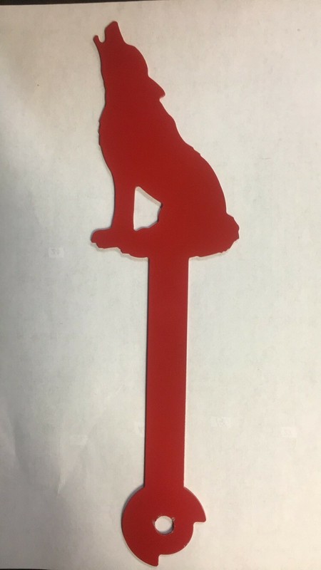 Howling Wolf Metal Mailbox Flag CNC Metal Art Hardware Included Home Decor D2