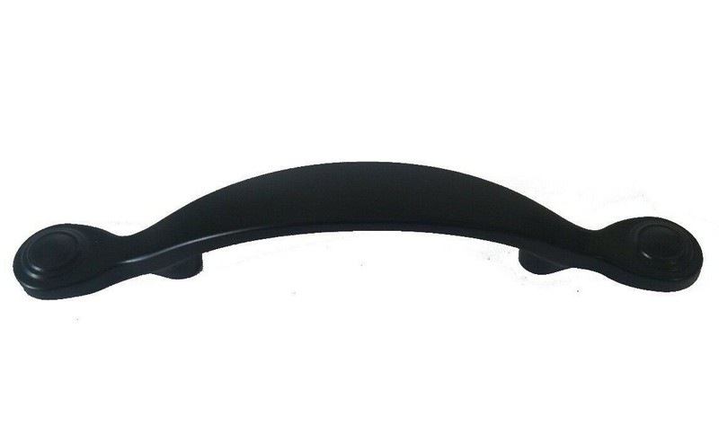 Knob Handle Pull Kitchen/Bathroom Cabinet Drawer Door Hardware Matte Black 3″cc