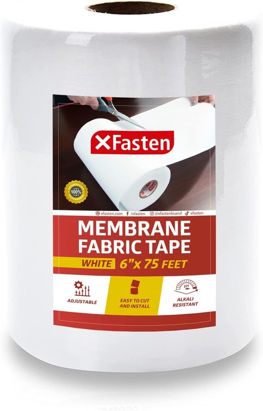 XFasten Waterproofing Membrane Sheet, 6” x 75 Ft Shower Waterproofing Membrane