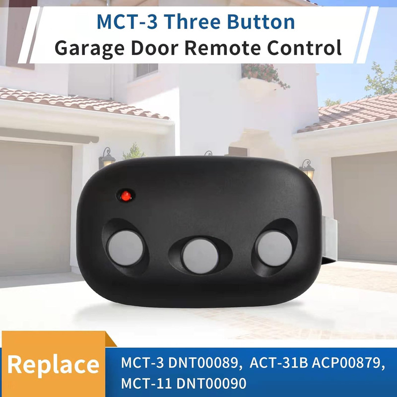 MCT-3 Garage Door Remote - Compatible with Linear Ld050, Ld033, Ldco800 - Replac gallery