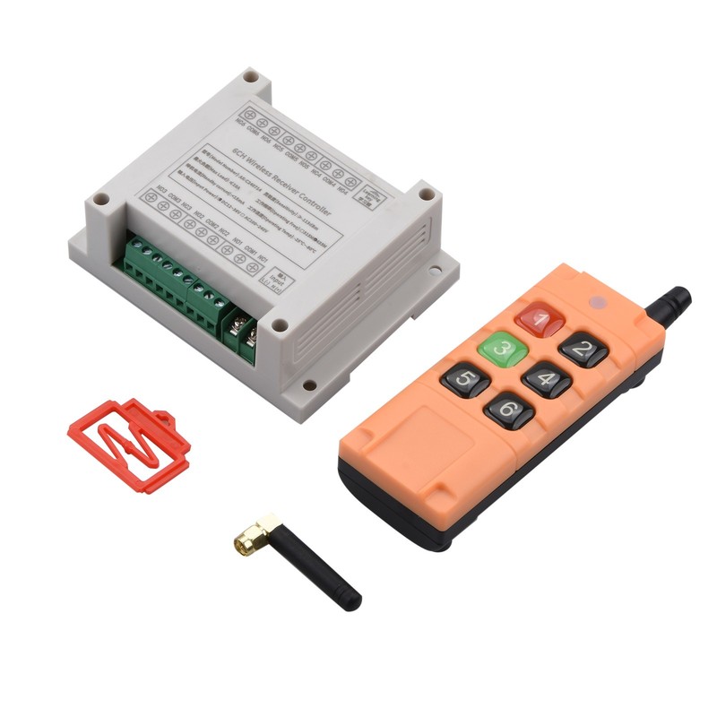 Wireless Remote Control RF Switch 6 Channel 10A Relay Receiver 12-36V 6CH gallery