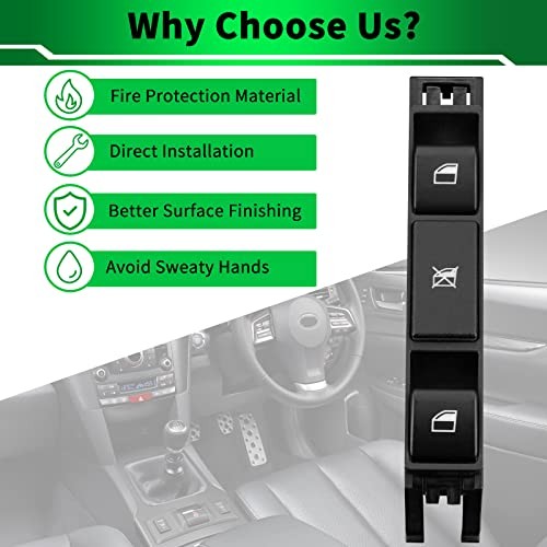 Power Window Switch Front Left Driver Side Switch Fits for:-BMW 61316902184 gallery