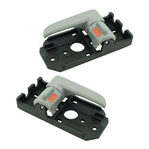 Front or Rear Interior Gray Door Handle LH RH Kit Pair for 07-09 Kia Spectra gallery