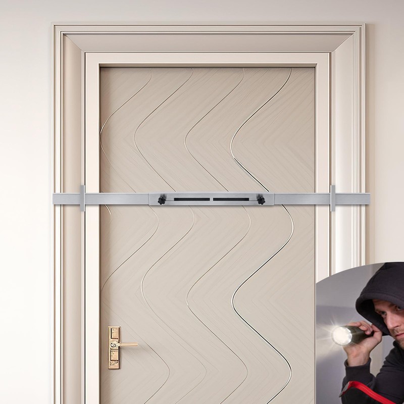 Door Security Bar (Stainless Steel – Heavy Duty) Use -Door Reinforcement Lock