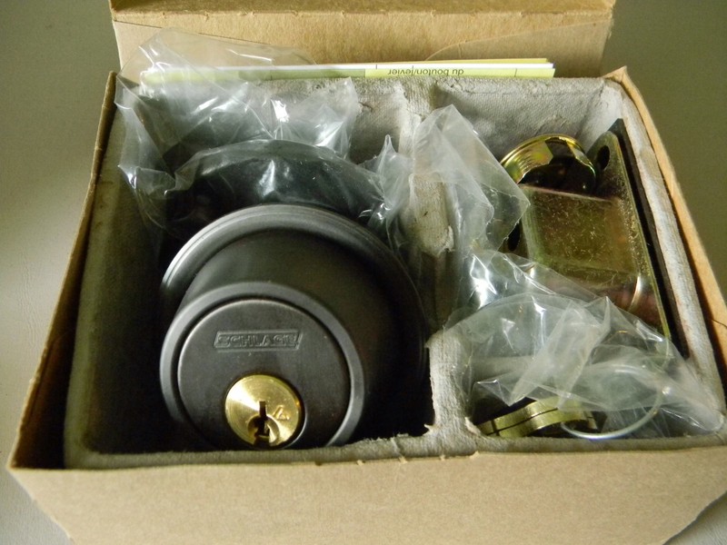 Schlage Everest 29 B560P EV 613 Deadbolt S123 Keyway- Oil Rubbed Bronze