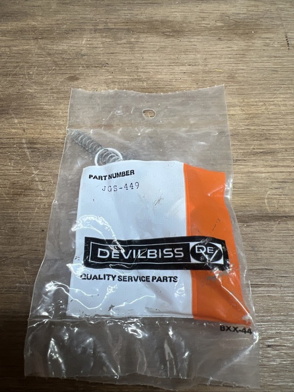New DeVilbiss JGS-449 Paint Sprayer / Spray Gun Air Valve Assy New Old Stock
