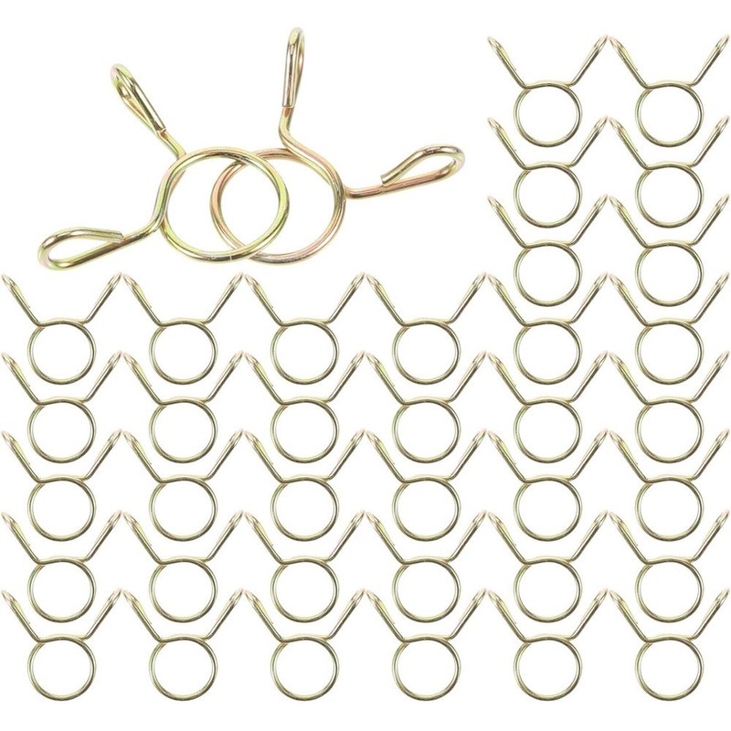 Single Wire Spring Clips 4 - 75mm / Silicone Hose Pipe Air Fuel Band Tube Clamp gallery