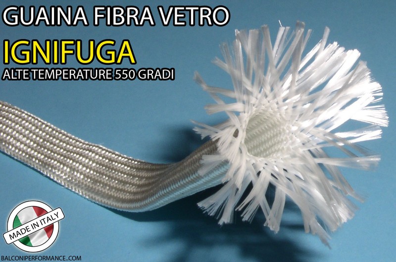 Sheath Insulator Fireproof Fibers Of Glass Temperature 550° Diameter 0 25/32in