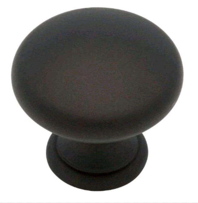 ⚫ Liberty Classic Round 1-1/4″ Matte Black Cabinet Knobs (8-Pack)