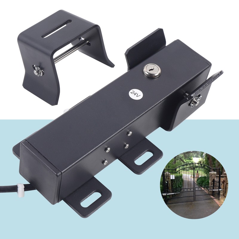 Automatic Gate Lock Opener Single Dual Swing Electric Security Mighty Opens