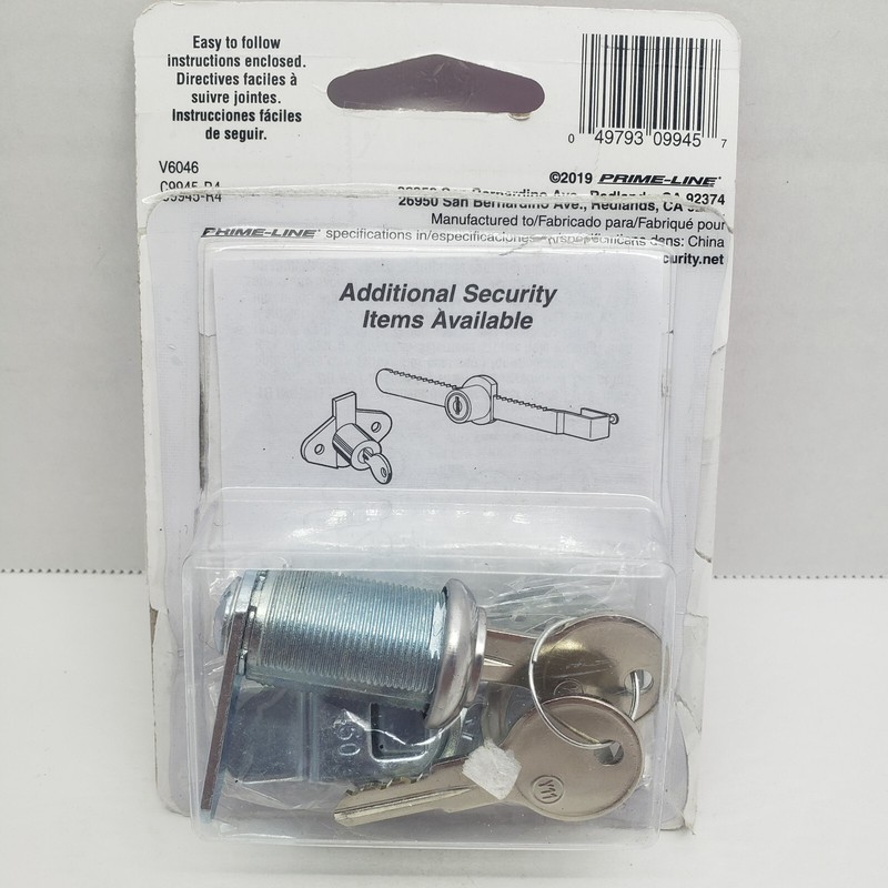 Prime-Line Products Defender Security Cabinet & Drawer Lock 13/16" #U-9945 gallery