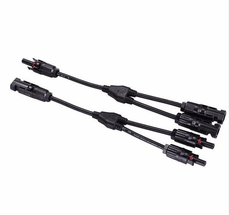 Solar Panel Cable Wire Connector PV Wire Branch T Y Splitter Adapter gallery
