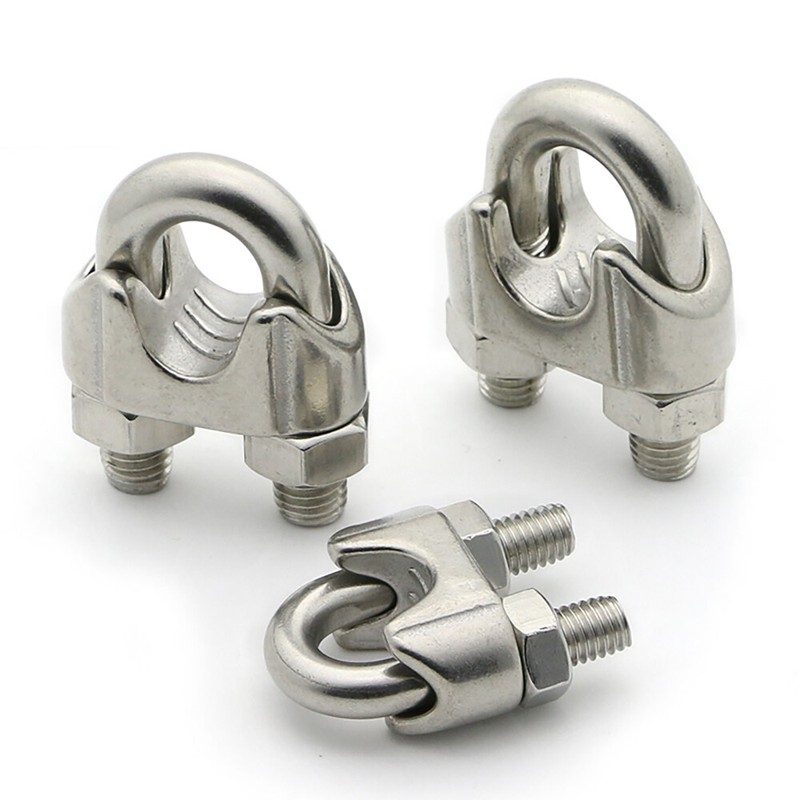 Wire Rope Clamp Thimble Simplex Duplex 2mm 3mm 4mm 5-32mm 316 A4 Stainless Steel gallery