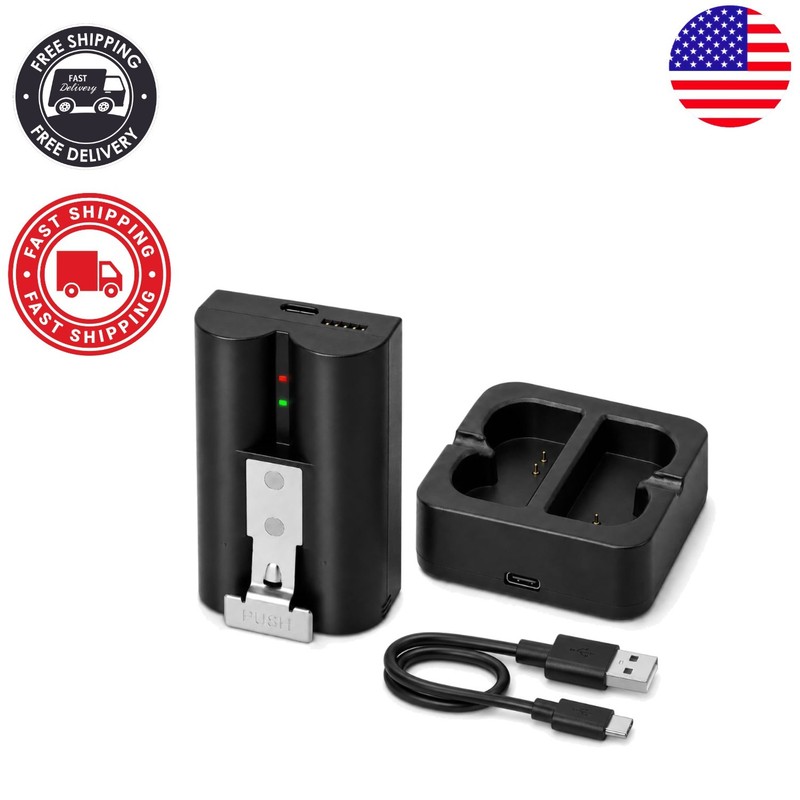 Reliable 6040mAh Power Solution: Replacement Battery & Charger for Ring Systems