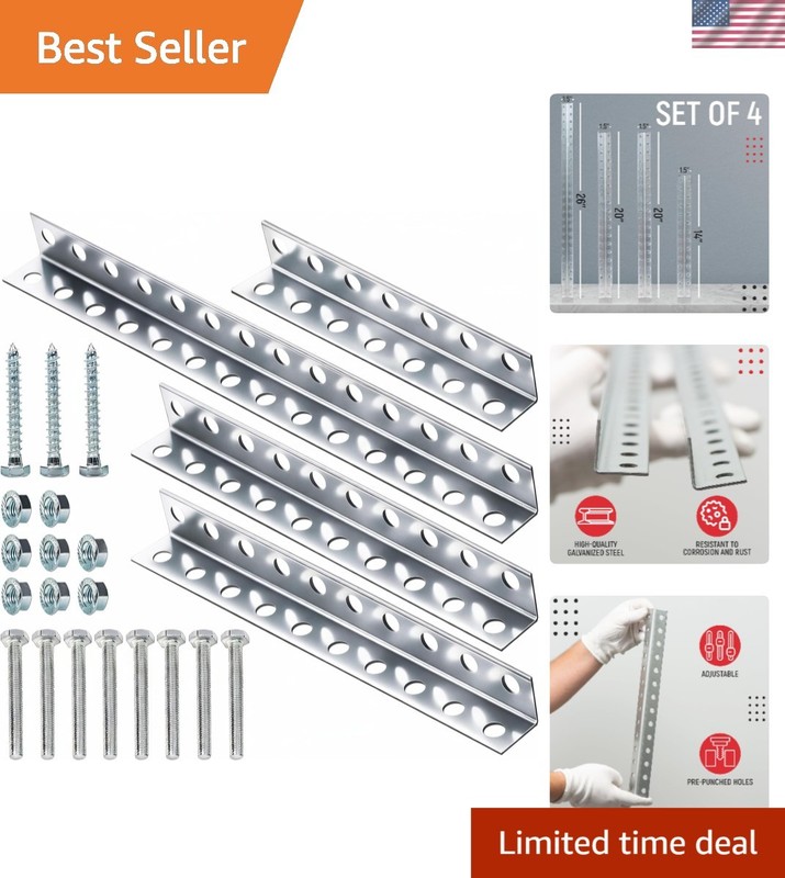 Comprehensive Garage Door Brace Set – Rust-Resistant Steel and Easy Installation
