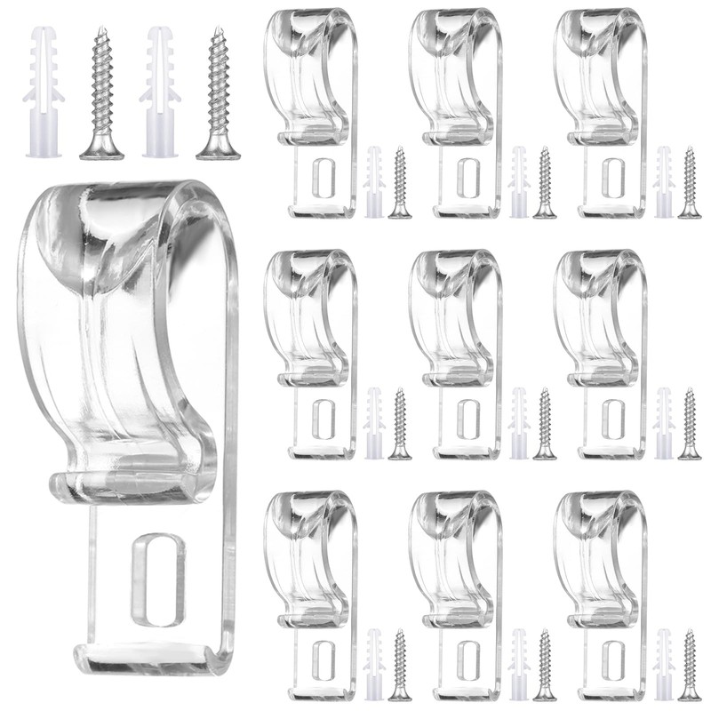 20 Sets Roller Shade Clear Safety Chain and Cord Guide Curtain P Clip Blind C…