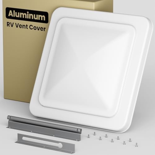 Aluminum RV Vent Cover Replacement4”x4”- Fit for Trailers, Camper, 1