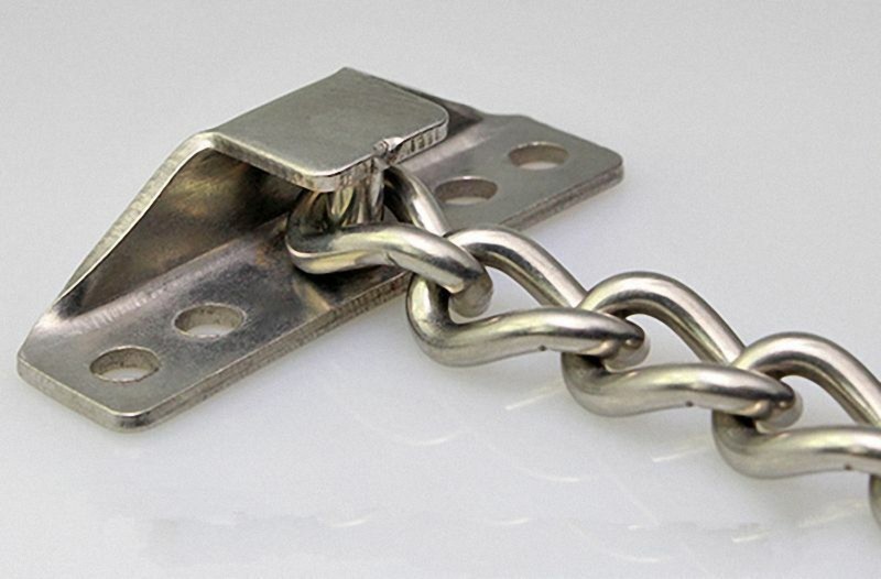 Key Door Chain High Security Safety 304 Stainless Steel Guard Restrictor Lock gallery