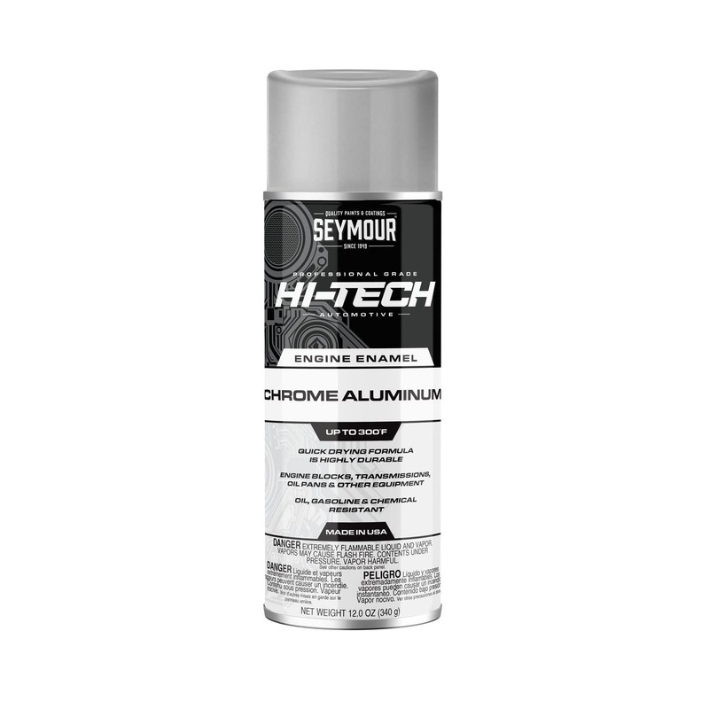 EN-41 Hi-Tech Engine Spray Paint, Chrome Aluminum 12 Ounce (Pack of 1)