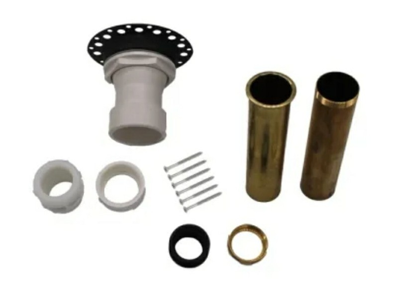 Westbrass Island Tub Drain Kit For Free Standing Tubs, PvcTC3P RAPID DRAIN.