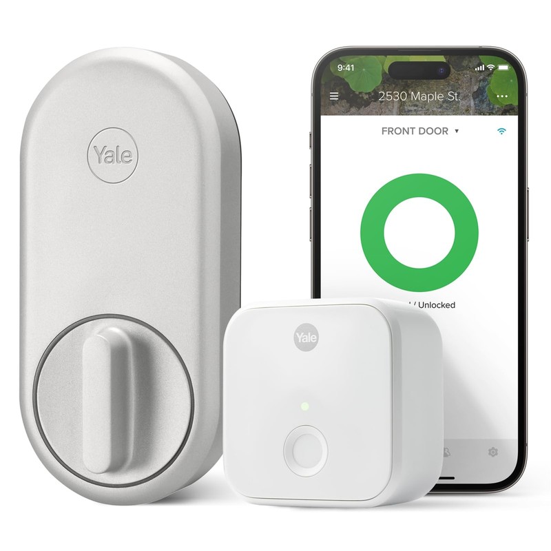 Yale Approach Smart Lock Keyless Access Retrofit Secure Home Control Modern D…