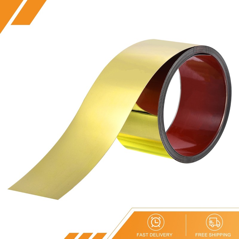 Flexible Molding Trim Self Adhesive 16.4Ft x 3.2″ Stainless Steel Peel