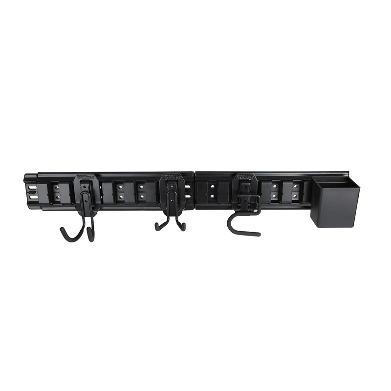 Hyper Tough Hyper Stack 32-Inch Wall Storage System, 6-Piece Set with Hooks and
