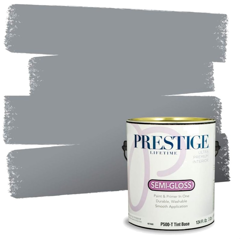 Interior Paint & Primer in One – Gargoyle, Semi-Gloss Finish