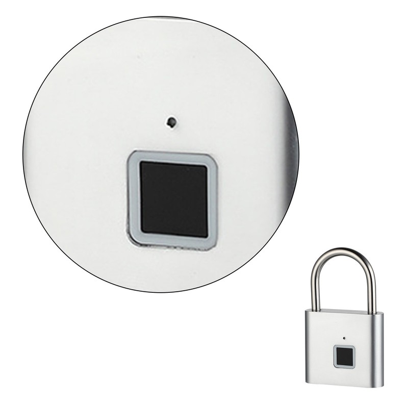Waterproof Fingerprint Padlock Keyless Lock Smart Lock Home Locker Rechargeable gallery
