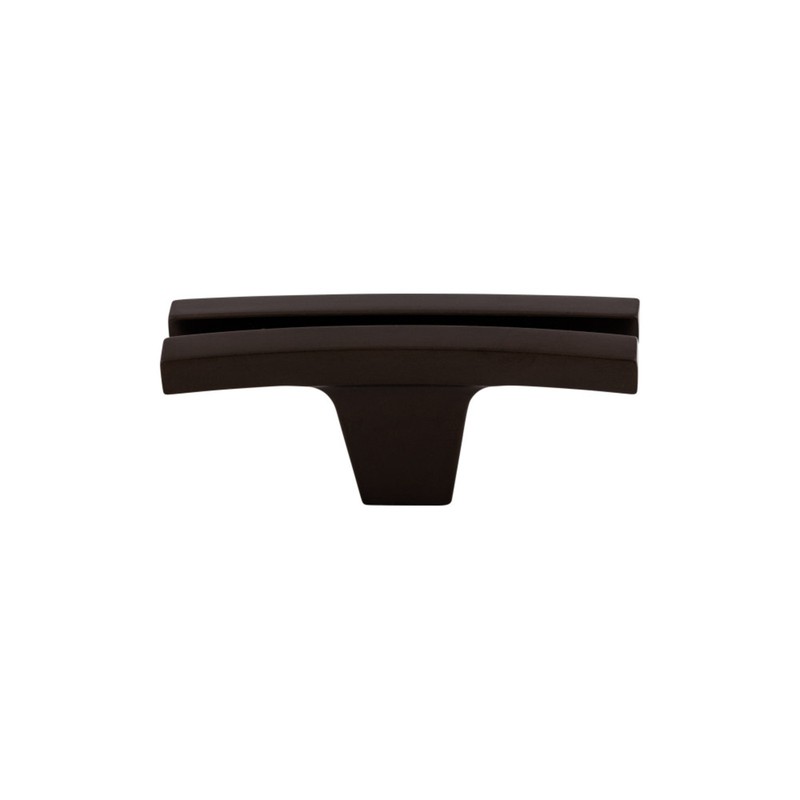 Flared 2 5/8" Length Geometric Cabinet Knob Oil Rubbed Bronze - Hardware