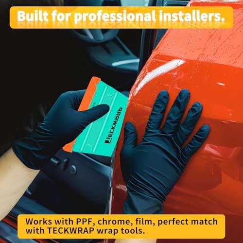 Felt Squeegee for Vinyl Wrap, Pro Car Wrap Tool Kit with 3pcs Trapezoid Shape gallery
