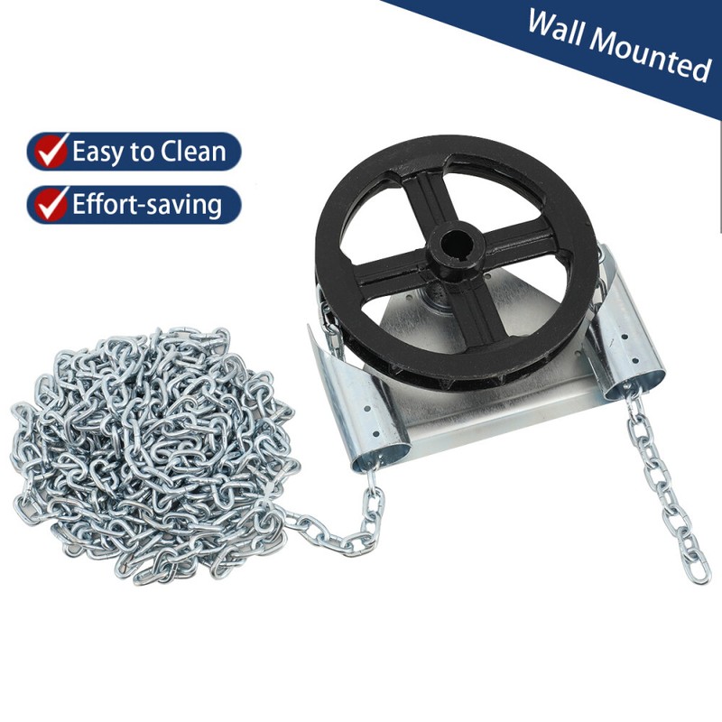 Chain Hoist for Roll Up Doors 1:1 Gear Ratio Garage Door Chain Hoist Opener US