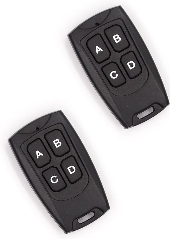 Secure Rolling Code Remotes, 2 Pack, Compatible with KIT-1 & KIT-2 (TX-134)