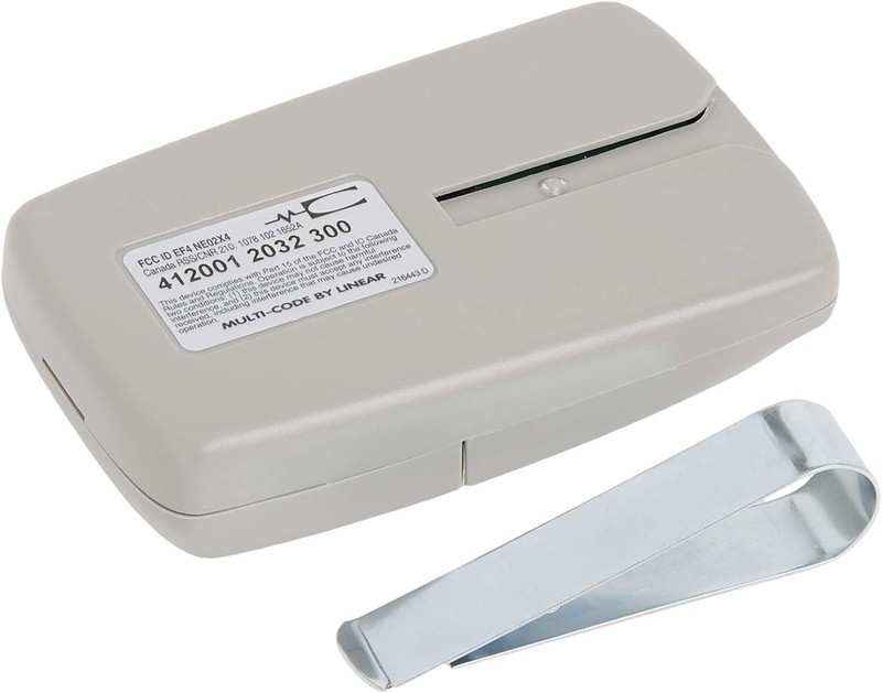 Multi-Code 2-Channel Visor Transmitter, Original Version,Soft Gray gallery
