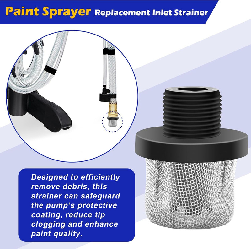 15 Pieces Airless Paint Sprayer Tips Set, 6 Reversible Spray Nozzle Tips with Sp gallery