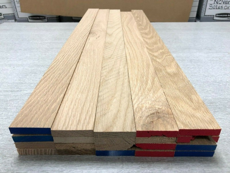 Planned Oak Timber - Hardwood - Offcuts 20 pieces. Various sizes. gallery