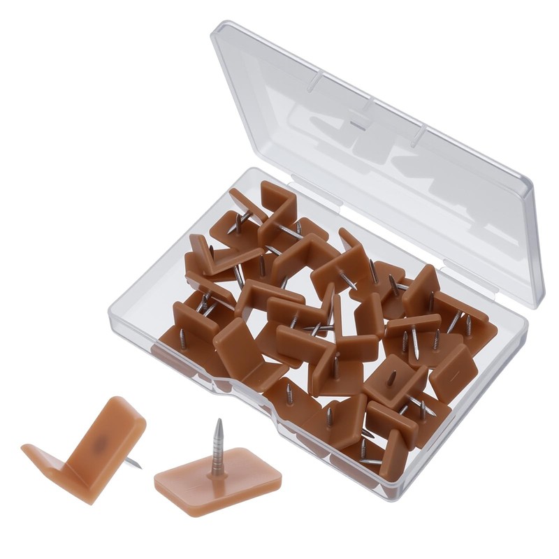 MBAIYO 40 Pcs Tack-in Drawer Glides Drawer Slides Bottom Mount – Plastic Draw…
