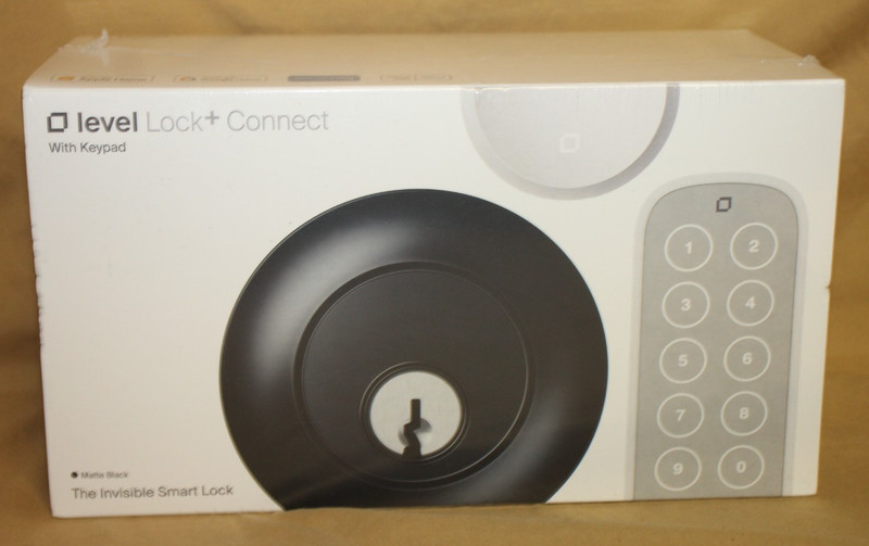 Level Lock+ Connect with Keypad Smart Lock Bluetooth/Wi-Fi Deadbolt matte black