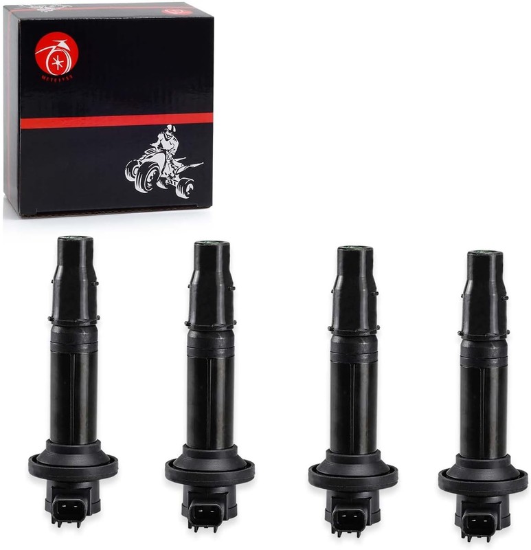 Ignition Coil 4 Pcs Compatible with Yamaha YZF-R6 YZF R6 1999 2000 2001 2002 5EB gallery
