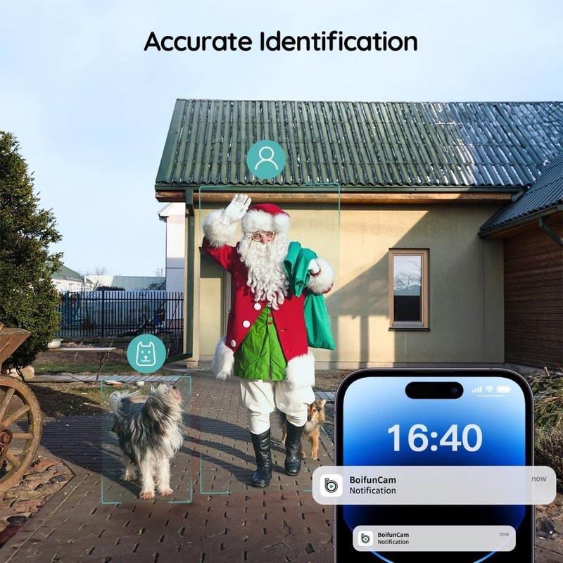 No Subscription Video Doorbell Camera Wireless 2K HD 166° Wide View Night Vision gallery