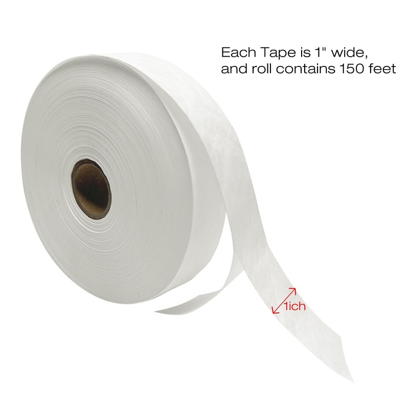 Lineco Pressure Sensitive Polyethylene Tyvek Tape 1" x 150 ft White 1 Roll Av... gallery