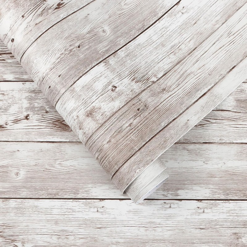 Elegant Rustic Wood Grain Contact Paper – 9.5 Sq. Ft – Peel and Stick Wallpaper