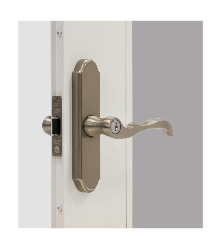 Larson Certified Storm Door M2 Mortise Brushed Nickel Handle Set, Storm Door …